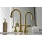 Kingston Brass KS2987DFL Widespread Bathroom Faucet with Brass Pop-Up, Brushed Brass KS2987DFL - alternate 2